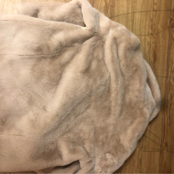 Free people Kate faux fur coat jacket in apricot.size s/p - Picture 8 of 10